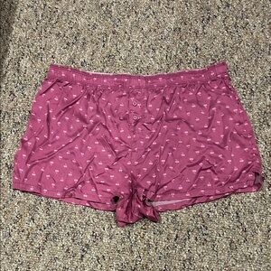 Victoria's Secret Pink Patterned Pajama Shorts